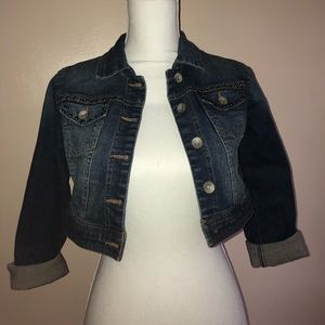 Justice Cropped Jean Jacket